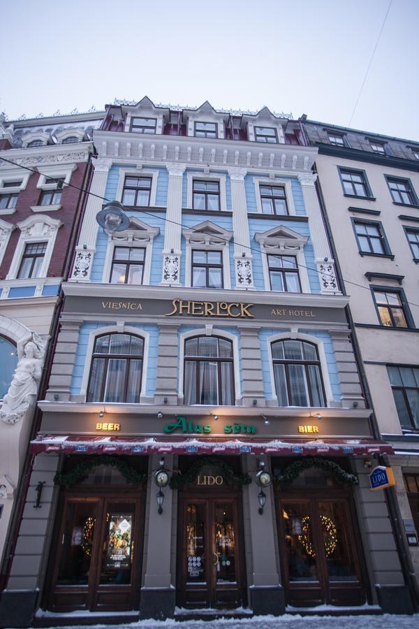 Sherlock Art Hotel Riga Ngoại thất bức ảnh